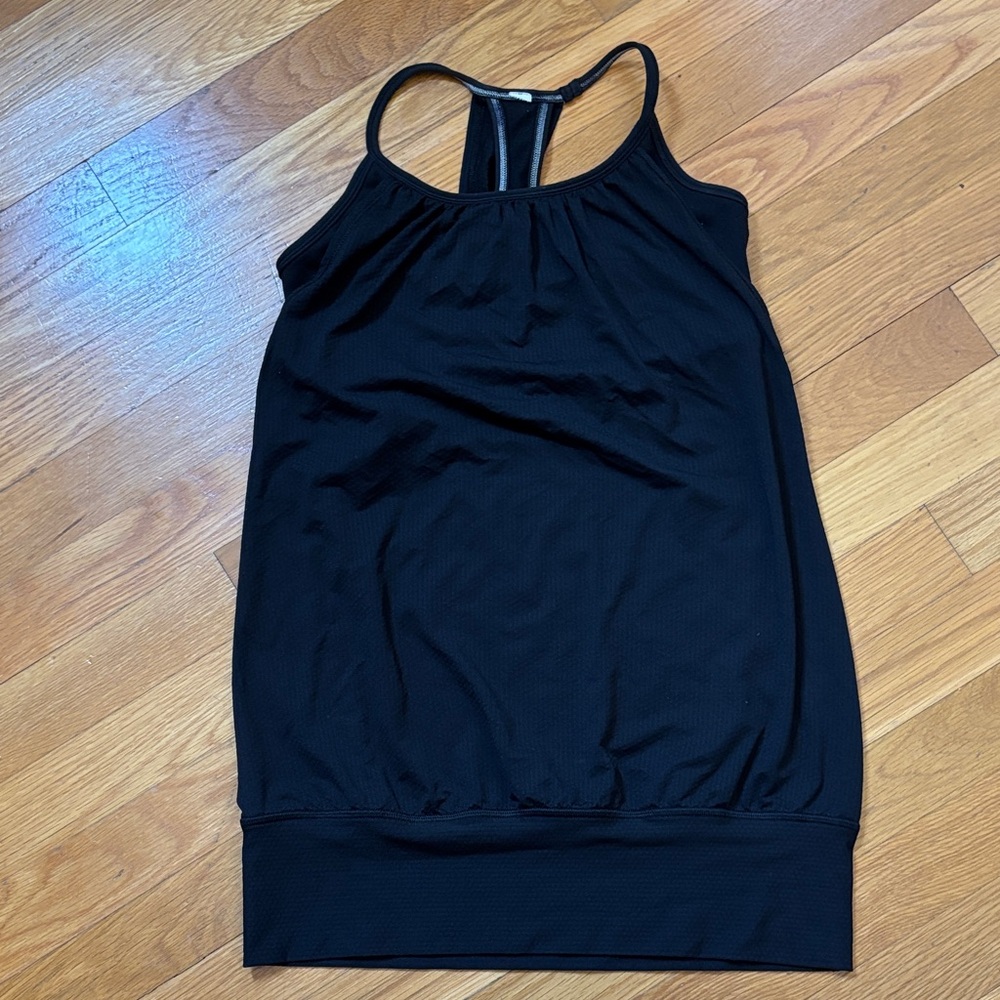 Lululemon Black Racerback Tank Top Size 4